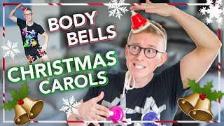 Attempting Christmas Carols in a Full Body Bell Suit