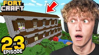 FortCraft #23 - I FOUND A WOODLAND MANSION! (best loot ever)