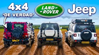 Jeep vs Land Rover vs INEOS: ¡Pruebas en lodo EXTREMAS!