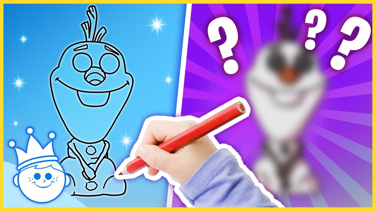 Easy drawing Olaf Funko Pop! - Frozen FunkDraw