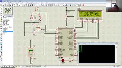 Atmega16 Proteus Virtual Serial