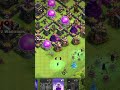 Town Hall 9 Zap Witch Attack 🤩 #shorts #clashofclans