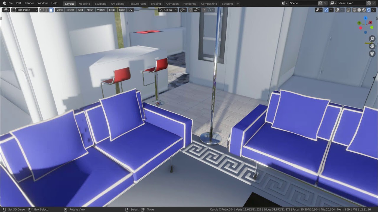Visite virtuelle 3D intéractive