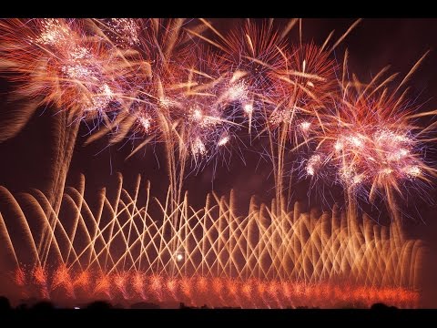 赤川花火大会 2016 - 市民花火！(BGMあり) (紅屋青木煙火店)
