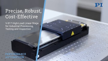 High-Load Linear Stage for Precision Automation in Laser, Electronics, and Semiconductor Industries