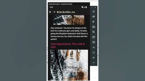 Capacitor Android Blog app blackellis eu