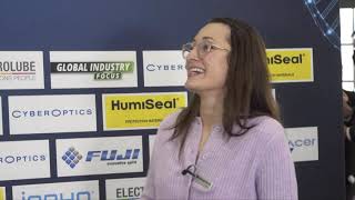 Beth Turner from MacDermid Alpha at productronica 2021