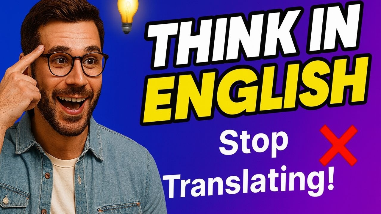 How to Think in English | Stop Translating | English Podcast