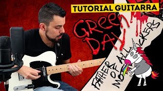 Cómo tocar FATHER OF ALL Guitarra Tutorial GREEN DAY