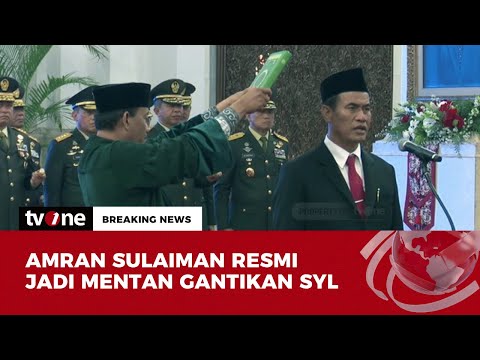 Pelantikan Menteri Pertanian | Breaking News tvOne