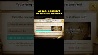 Version 4.4 Quiz Hint 2 All Questions And Answers
