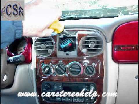 Chrysler PT Cruiser Stereo Removal 2001 - 2005