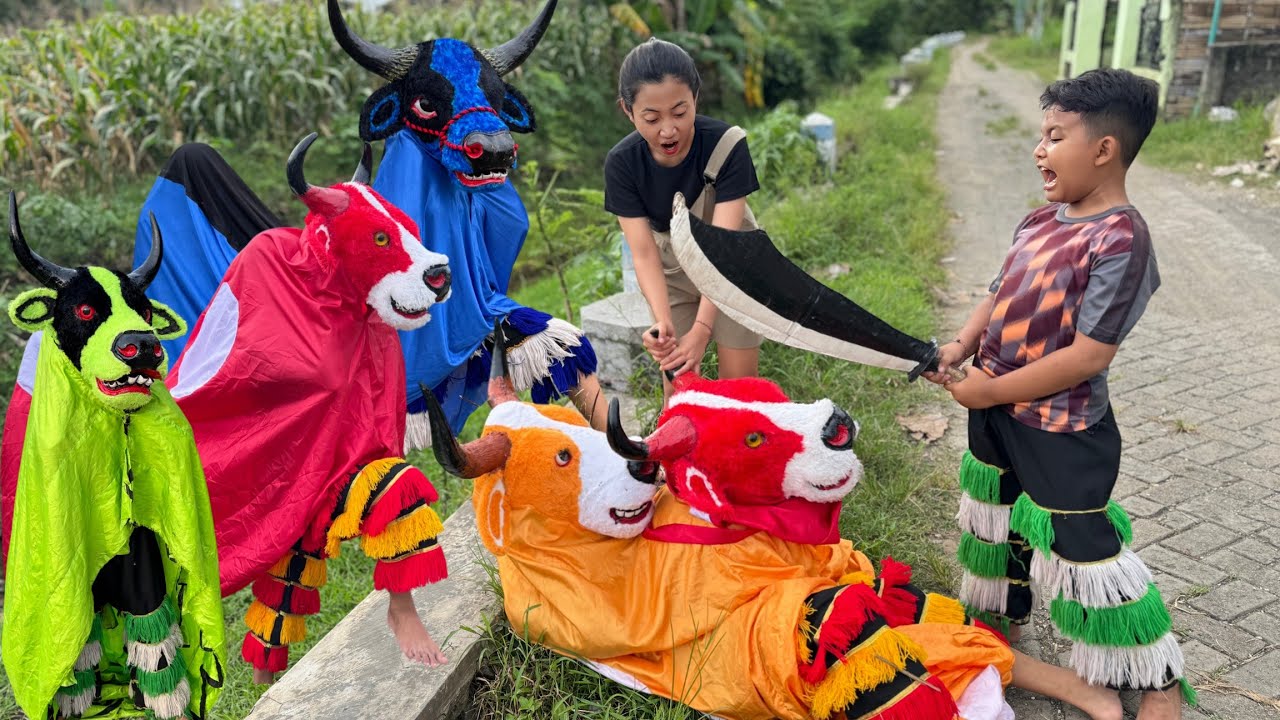 Drama lucu ngakak pool | BANTENGAN BEROT MERAH PUTIH TERNYATA ANAKNYA BANTENGAN BEROT OREN 