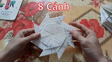 Hướng dẫn gấp phi tiêu 8 cánh biến hình được. Tưởng là khó nhưng lại không