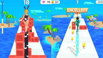 Dancing Race Game All Levels Mobile Walkthrough Gameplay iOS, Android Game Update DR09