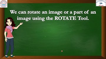 GIMP Rotate an image  tool