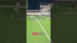 This player is the definition of David vs. Goliath! #shorts #football #highschool