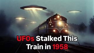 Four Glowing UFOs Stalked a Train in 1958!  The Crew Shined a Flashlight and the UFOs Fled!