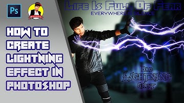 How To Create Lightning Effect in Photoshop | Lightning Effect Tutorial