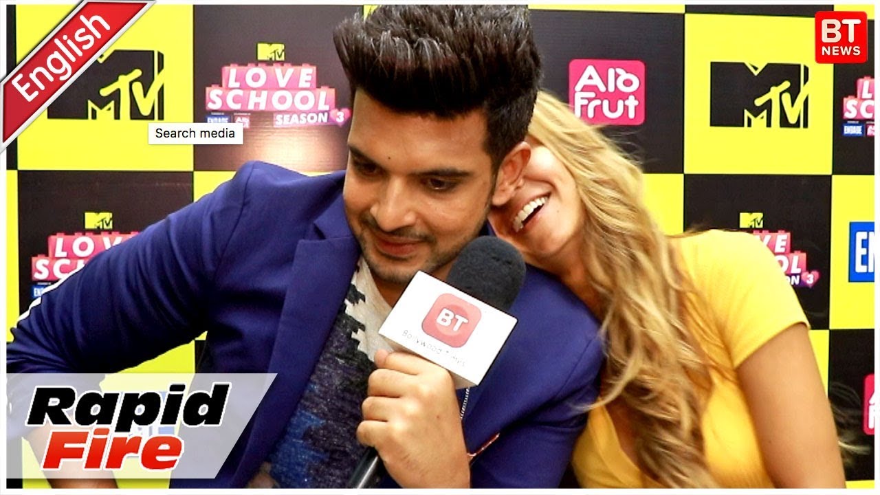 Love School 3 Starcast Karan Kundra And Anusha Dandekar Most Amusing Rapid Fire Round