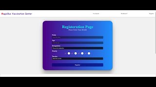 Project - Magic Bus Vaccination Center (Part two) screenshot 5