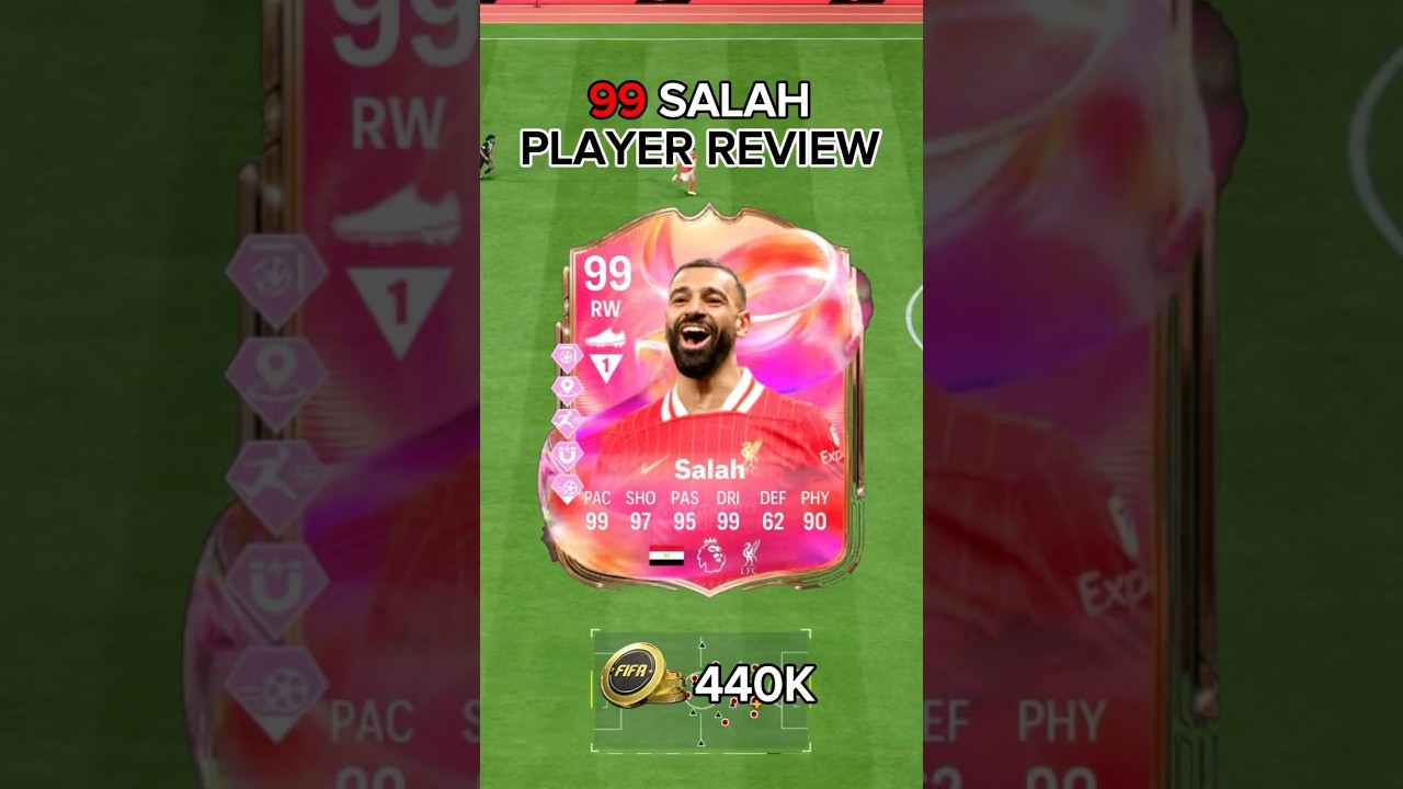 99 futties SALAH player review ea fc 25 