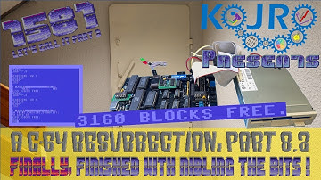 The Commodore 64 resurrection series, Part 8.2 , Finally finished bit nibling the 1581