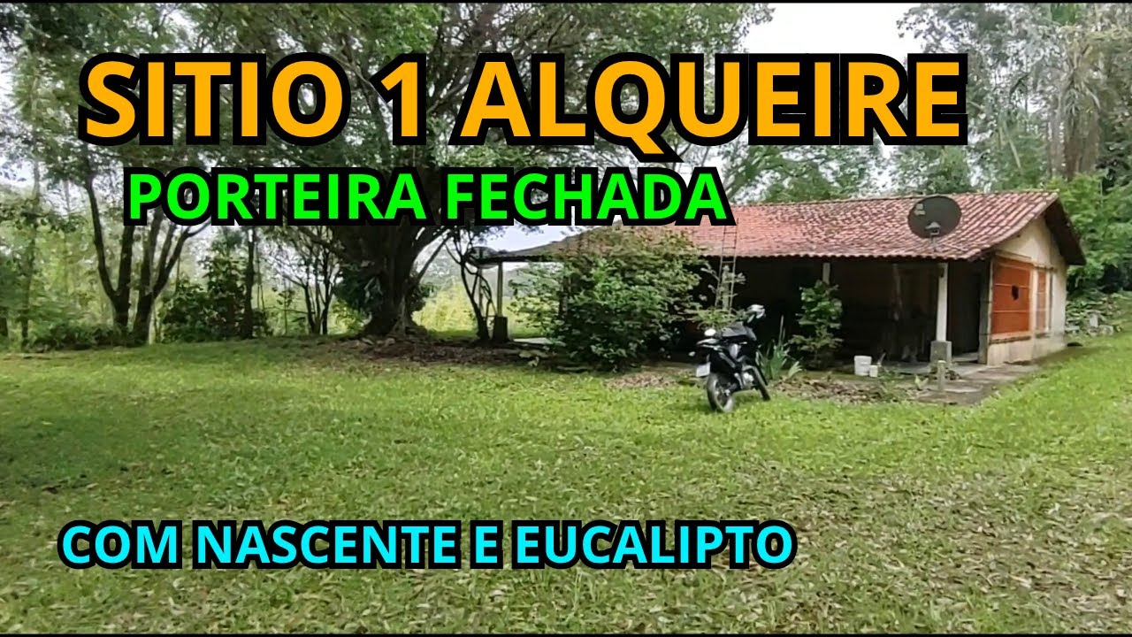 Sítio a venda 1 alqueire com nascente e eucalipto, R$ 380 mil, Piedade-SP