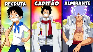 COMO SERIA SE O LUFFY FOSSE DA MARINHA?! - One Piece