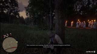 Meeting the KKK in Rdr2