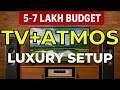 Best AV Setup for Living Room | TV, AVR, Amplifier, speakers all in 5-7 lakh budget
