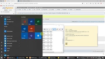 6- phpmyadmin ile SUM, AVG, GROUP BY işlemleri