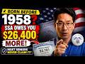 📌 Born Before 1958? The SSA May Owe You $26,400 More — Most Seniors Never Claim It