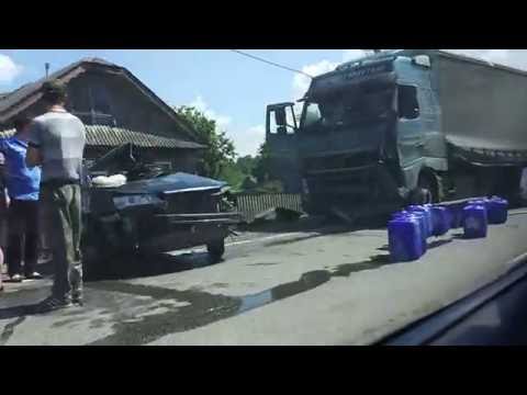 Жестокая авария 26.06.2016 в пос. Семёново