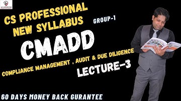 CMADD-3 | CS PROFESSIONAL NEW SYLLABUS | COMPLIANCE MANAGEMENT, AUDIT & DUE DILIGENCE