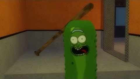 ROBLOX PIGGY PICKLE RICK JUMPSCARE! (Concept)