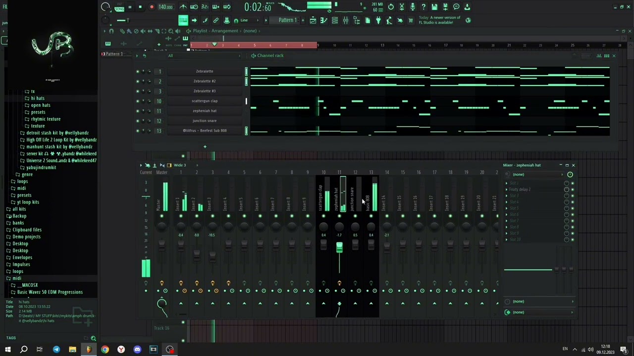 how to make dark perc40 x osamason x smokingskul type beat