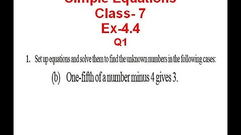 NCERT Solution CLASS-7(VII)  Mathematics CHAPTER-4 Simple Equations Ex-4.4. Q1 (b)@bhullar
