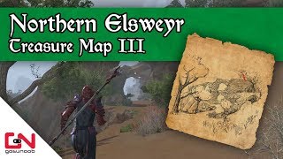ESO: Elsweyr - Northern Elsweyr Treasure Map 3 - Hidden Treasure Chest Location