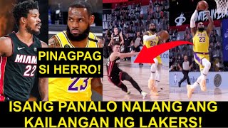 BREAKING! LAKERS, ISANG PANALO NALANG CHAMPION NA! | LEBRON, PINAGPAG SI HERRO!