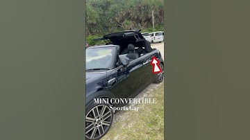MINI CONVERTIBLE #sportscar Roof Opening using remote #nicecar