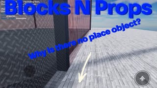 Why does this happen? (Blocks N Props) Roblox very weird glitch