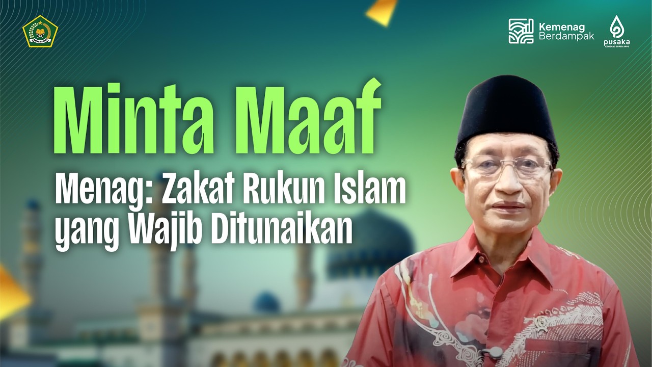 Minta Maaf, Menag: Zakat Rukun Islam yang Wajib Ditunaikan
