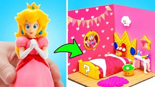 Princess Peach’s Dream Bedroom! 👑✨ Cozy DIY Castle Room 🍄💖