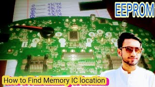 What is EEPROM How to find the Memory IC in any Car Odometer | Odometer reading correction with ...