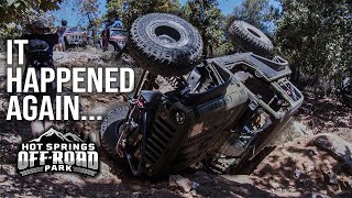 Getting Rowdy At Hot Springs OFFROAD Park (Jeep Rollover)