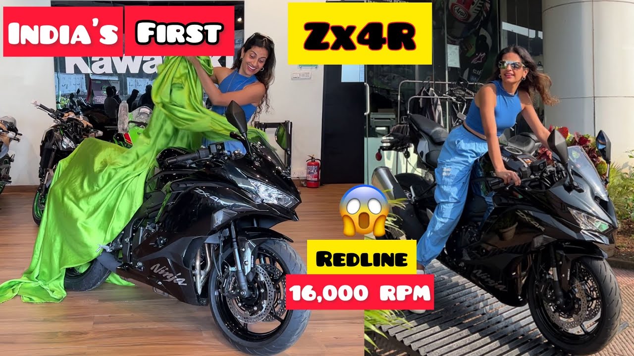 1st ZX4R in India! | India’s 1st 400cc with Inline 4 🥵