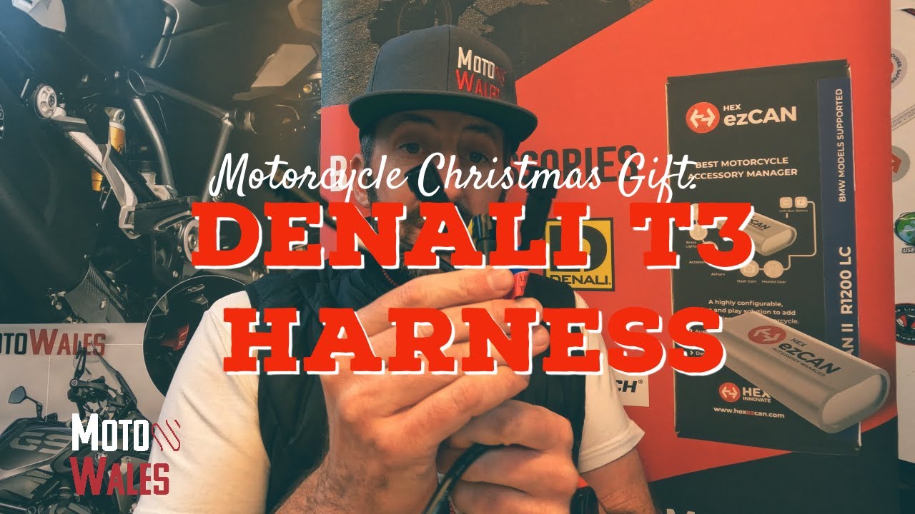 DENALI T3 SWITCHBACK WIRING HARNESS - MOTORCYCLE HEX CANBUS EZCAN PLUG ...