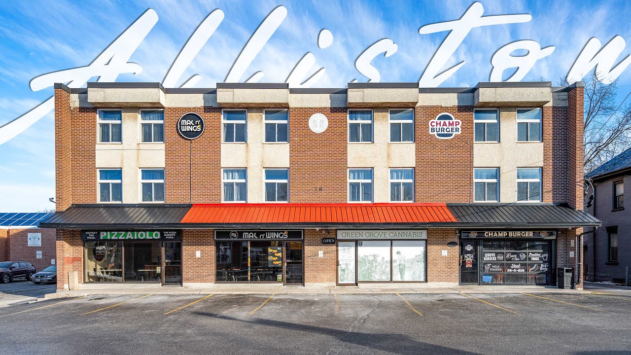 A real estate listing on 70 Victoria Street East, Alliston, Ontario ...