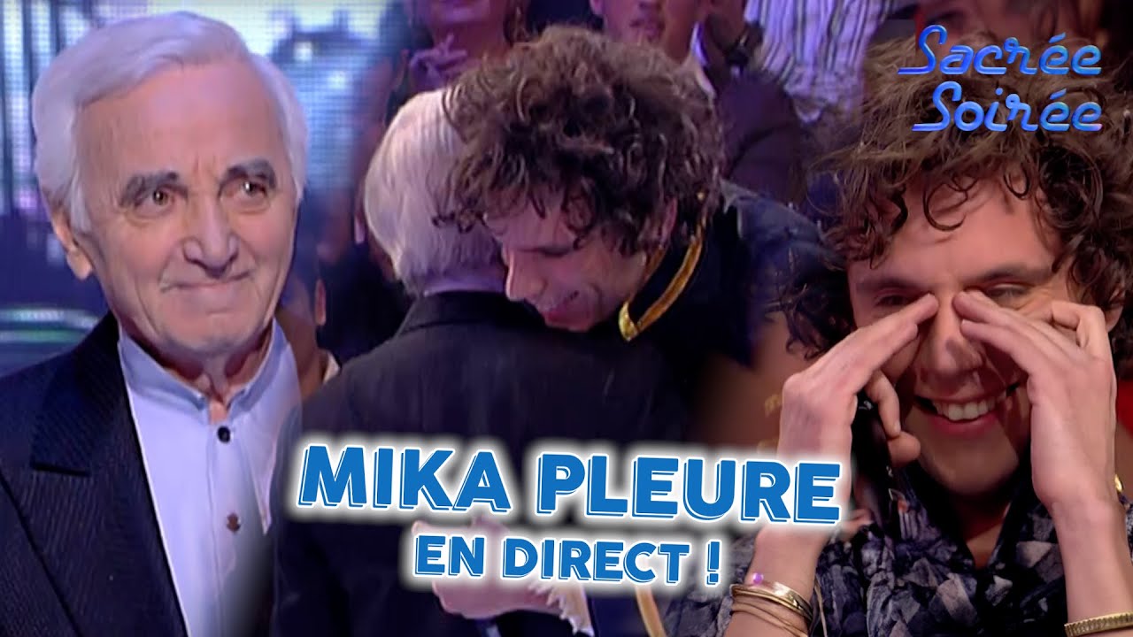 Mika ému aux larmes en rencontrant Aznavour pour la première fois !